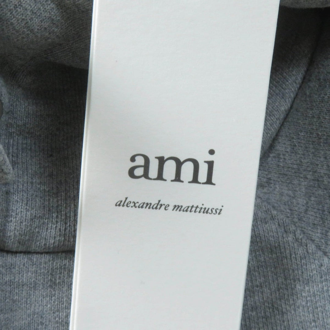AMI Paris Hoodie USW210.747 cotton gray Women S Used Authentic