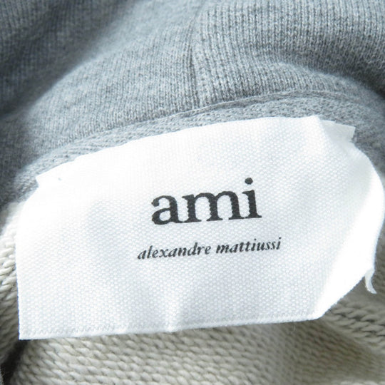 AMI Paris Hoodie USW210.747 cotton gray Women S Used Authentic
