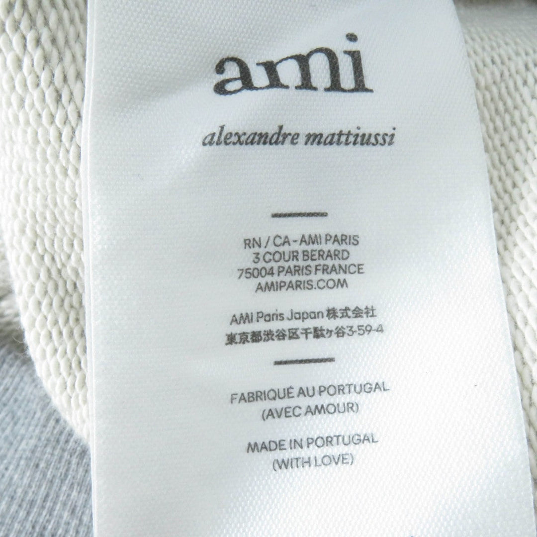 AMI Paris Hoodie USW210.747 cotton gray Women S Used Authentic