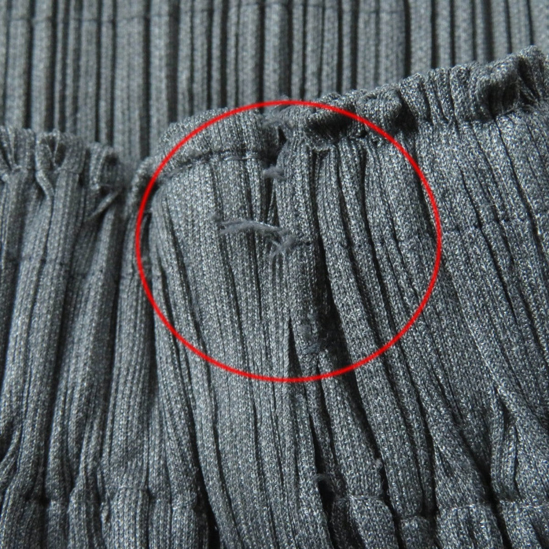 PLEATS PLEASE setup PP83-JK721 PP83-JF723 Main: 100% polyester gray Women Used Authentic