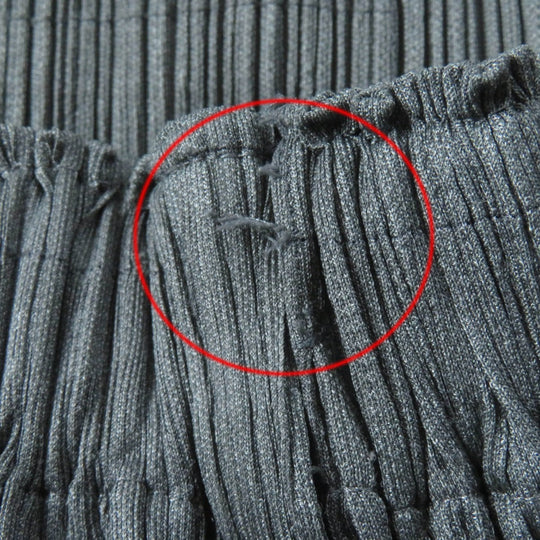 PLEATS PLEASE setup PP83-JK721 PP83-JF723 Main: 100% polyester gray Women Used Authentic