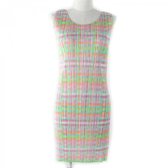 PLEATS PLEASE one piece PP51-JK637 Main: 100% polyester multicolor Women 3 Used Authentic