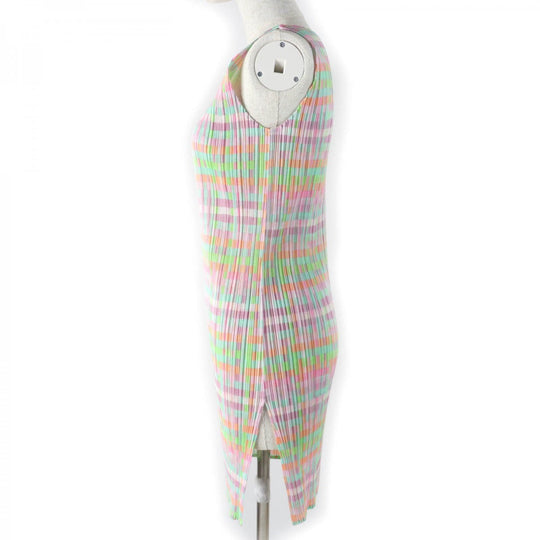 PLEATS PLEASE one piece PP51-JK637 Main: 100% polyester multicolor Women 3 Used Authentic