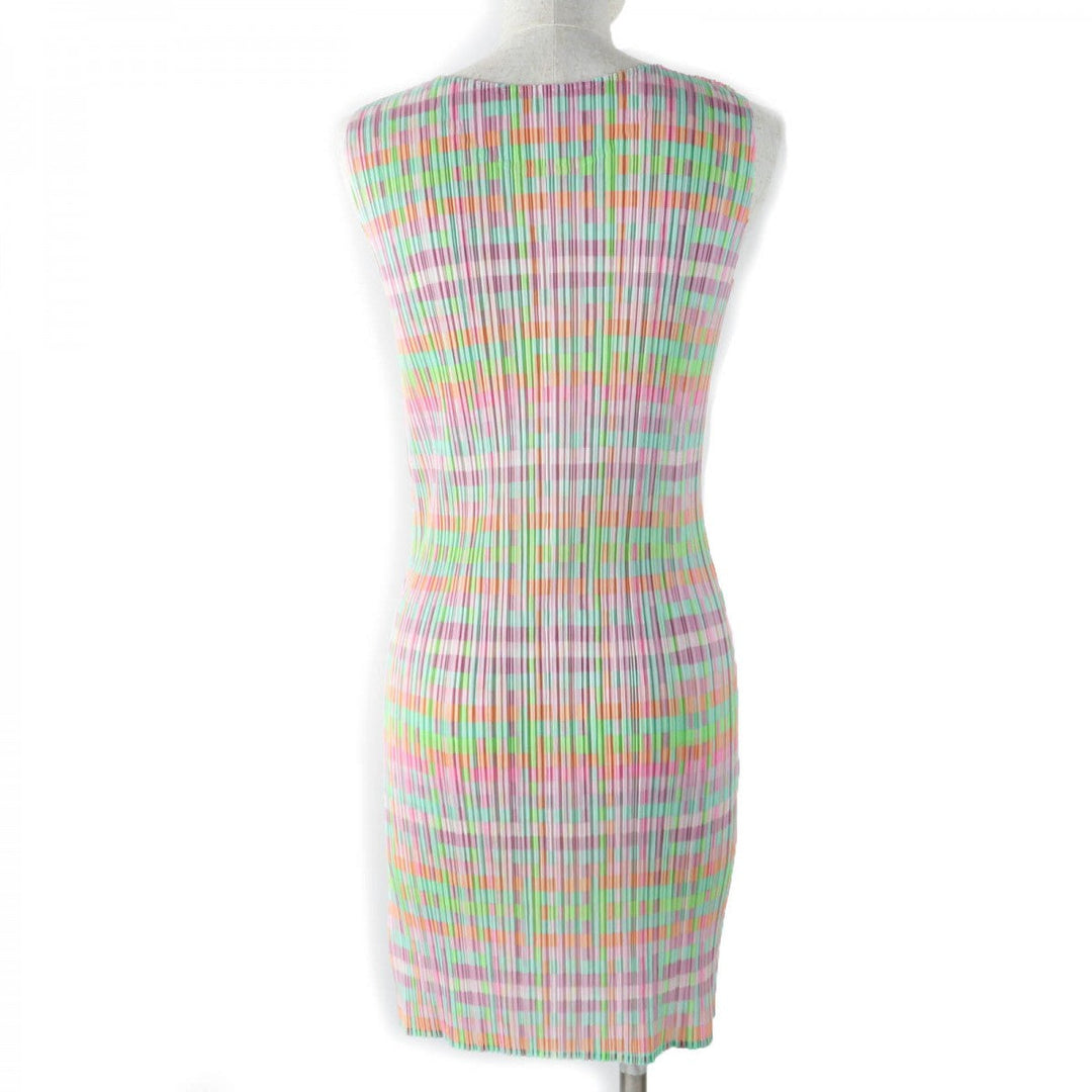 PLEATS PLEASE one piece PP51-JK637 Main: 100% polyester multicolor Women 3 Used Authentic