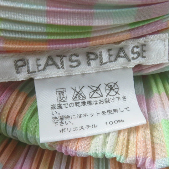 PLEATS PLEASE one piece PP51-JK637 Main: 100% polyester multicolor Women 3 Used Authentic