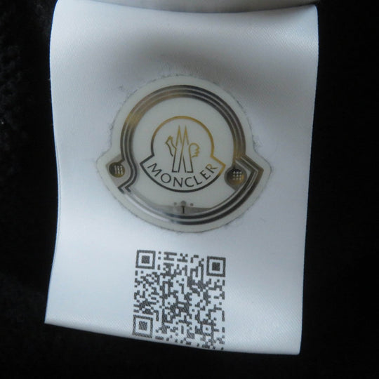 MONCLER one piece Main: 93% cotton, Main: 7% nylon, Lining: 100% polyester, Part: 100% polyester black ABITO Women S Used Authentic