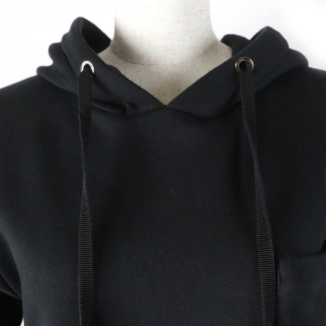 MONCLER one piece Main: 93% cotton, Main: 7% nylon, Lining: 100% polyester, Part: 100% polyester black ABITO Women S Used Authentic
