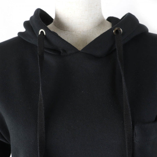 MONCLER one piece Main: 93% cotton, Main: 7% nylon, Lining: 100% polyester, Part: 100% polyester black ABITO Women S Used Authentic