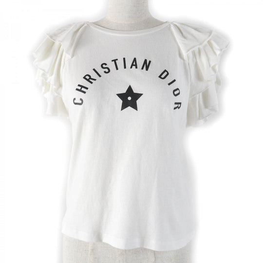 Christian Dior Cut 323T43A4416 Main: 100% cotton white DIORIVIERA Women M Used Authentic