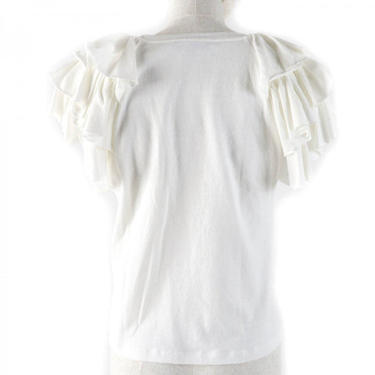Christian Dior Cut 323T43A4416 Main: 100% cotton white DIORIVIERA Women M Used Authentic