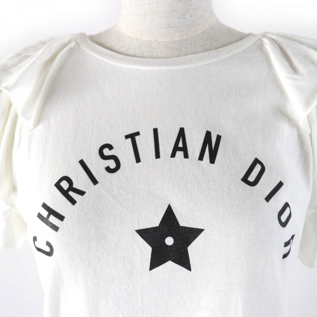 Christian Dior Cut 323T43A4416 Main: 100% cotton white DIORIVIERA Women M Used Authentic