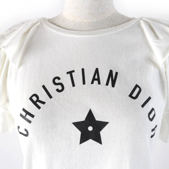 Christian Dior Cut 323T43A4416 Main: 100% cotton white DIORIVIERA Women M Used Authentic