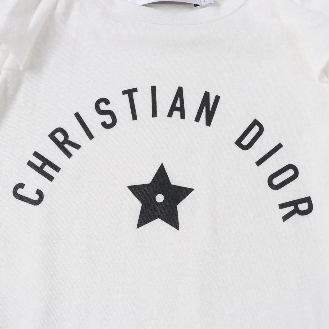 Christian Dior Cut 323T43A4416 Main: 100% cotton white DIORIVIERA Women M Used Authentic