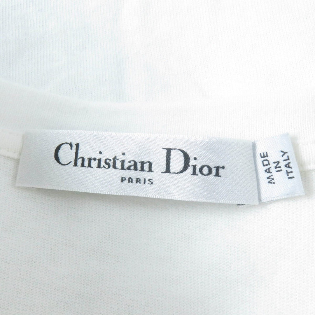 Christian Dior Cut 323T43A4416 Main: 100% cotton white DIORIVIERA Women M Used Authentic