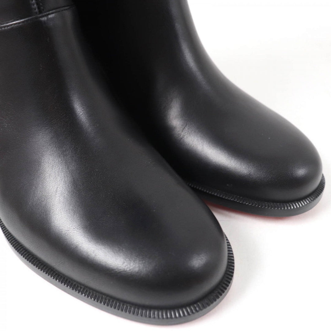 Christian Louboutin Knee-high boots 3130073 Main: Leather black CATE BOOT FLAT CALF Women 36 Used Authentic