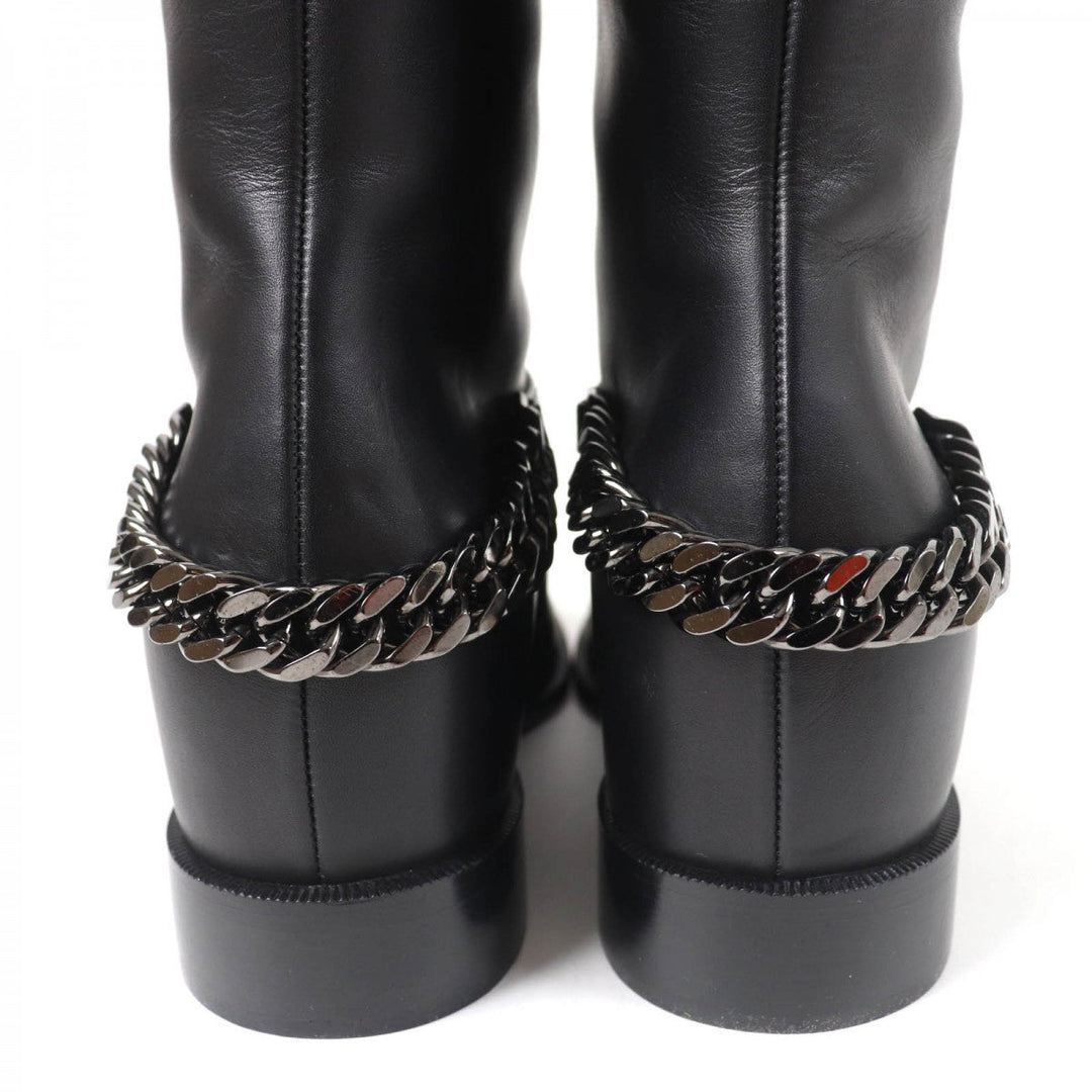 Christian Louboutin Knee-high boots 3130073 Main: Leather black CATE BOOT FLAT CALF Women 36 Used Authentic