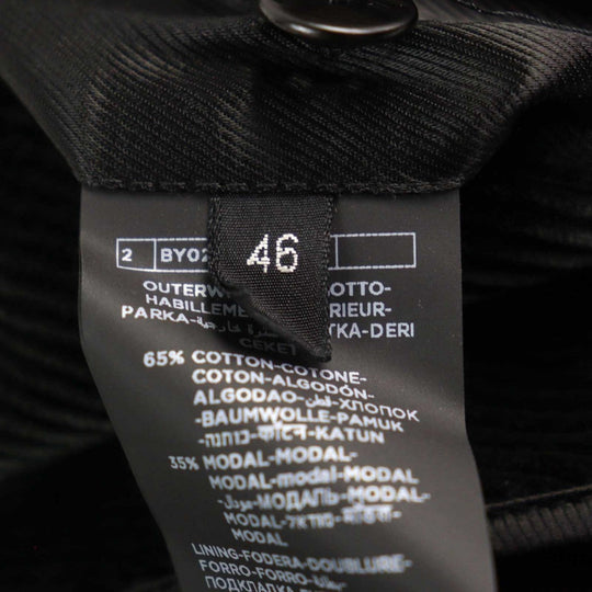 TOM FORD pea coat TFO719 Outer: 65% cotton, Outer: 35% recycled fiber, Lining: 60% cupra, Lining: 40% cotton, Sleeve lining: 100% cupra black mens 46 Used Authentic