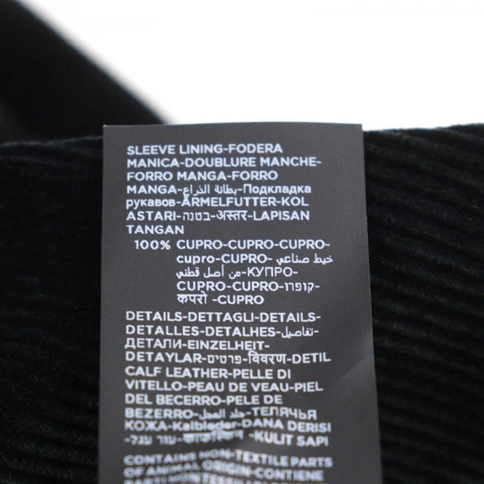 TOM FORD pea coat TFO719 Outer: 65% cotton, Outer: 35% recycled fiber, Lining: 60% cupra, Lining: 40% cotton, Sleeve lining: 100% cupra black mens 46 Used Authentic