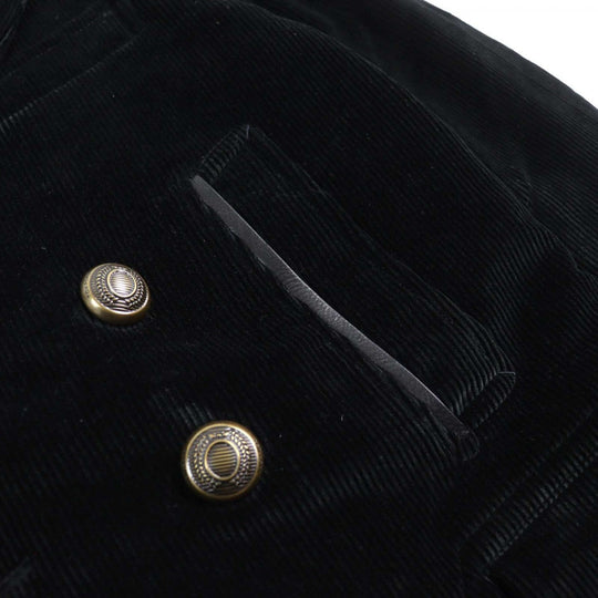 TOM FORD pea coat TFO719 Outer: 65% cotton, Outer: 35% recycled fiber, Lining: 60% cupra, Lining: 40% cotton, Sleeve lining: 100% cupra black mens 46 Used Authentic