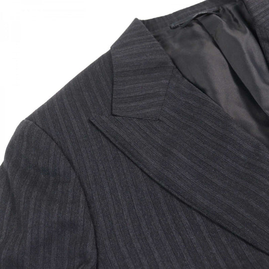 TOM FORD suit 24DL4W Outer: 100% wool, Lining: 50% silk, Lining: 50% rayon Grey Stripe Pattern WINDSOR Windsor mens 44 Used Authentic