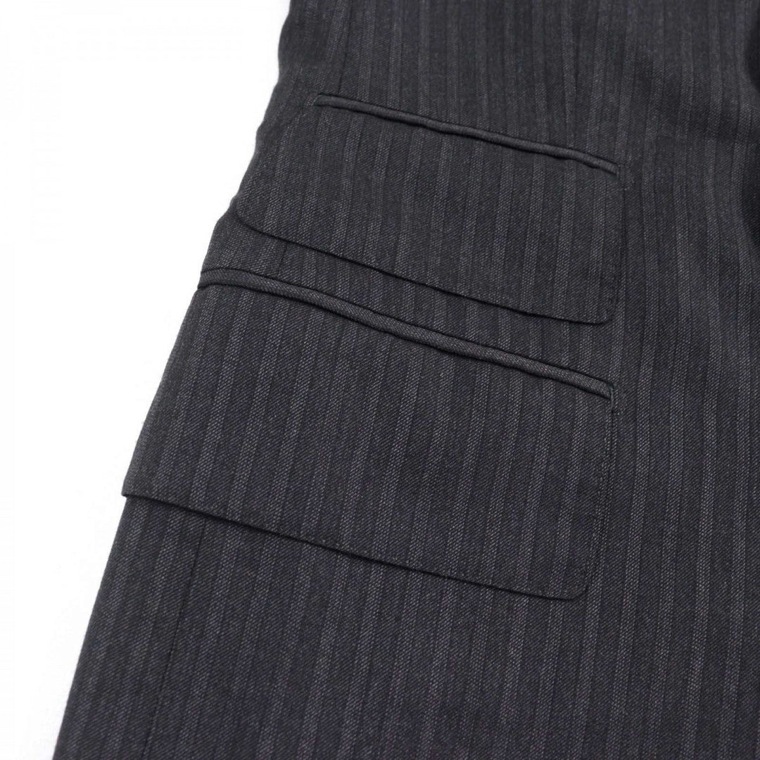 TOM FORD suit 24DL4W Outer: 100% wool, Lining: 50% silk, Lining: 50% rayon Grey Stripe Pattern WINDSOR Windsor mens 44 Used Authentic
