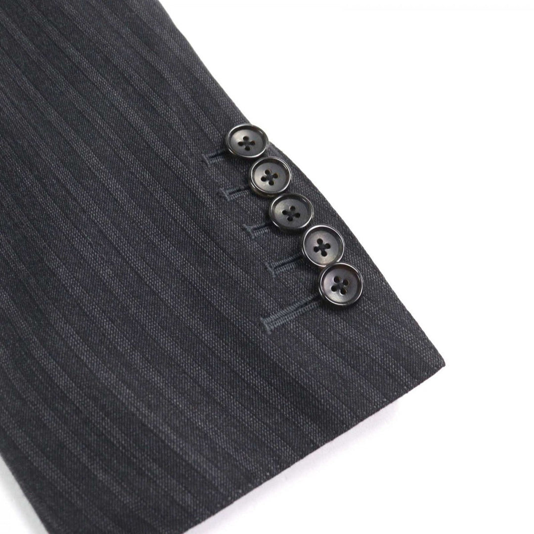 TOM FORD suit 24DL4W Outer: 100% wool, Lining: 50% silk, Lining: 50% rayon Grey Stripe Pattern WINDSOR Windsor mens 44 Used Authentic