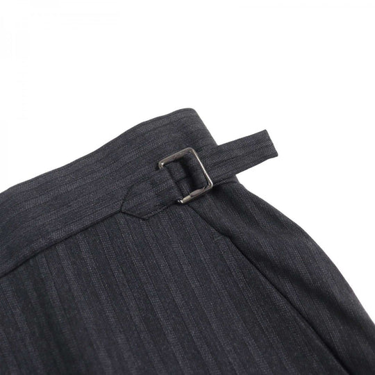 TOM FORD suit 24DL4W Outer: 100% wool, Lining: 50% silk, Lining: 50% rayon Grey Stripe Pattern WINDSOR Windsor mens 44 Used Authentic