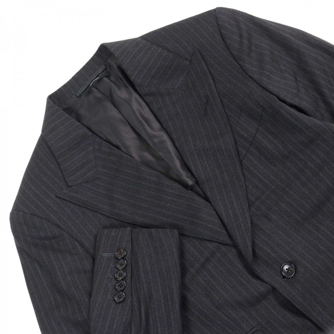 TOM FORD suit 24DL4W Outer: 100% wool, Lining: 50% silk, Lining: 50% rayon Grey Stripe Pattern WINDSOR Windsor mens 44 Used Authentic