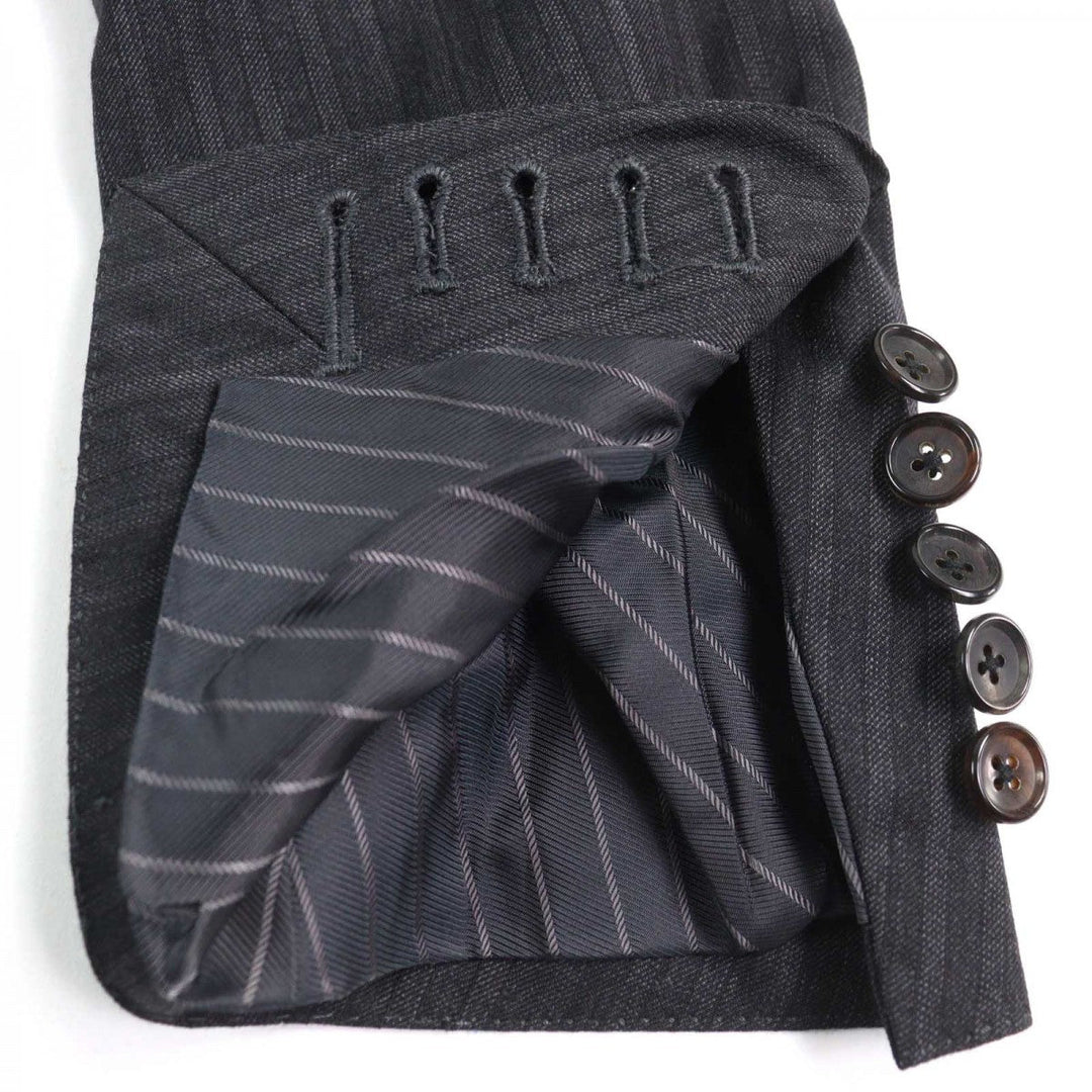 TOM FORD suit 24DL4W Outer: 100% wool, Lining: 50% silk, Lining: 50% rayon Grey Stripe Pattern WINDSOR Windsor mens 44 Used Authentic