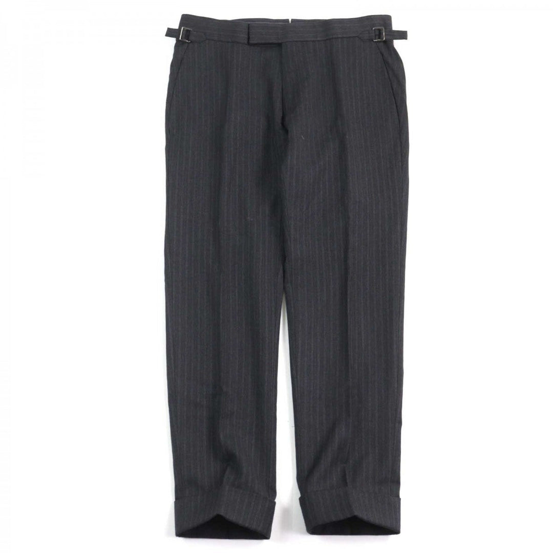 TOM FORD suit 24DL4W Outer: 100% wool, Lining: 50% silk, Lining: 50% rayon Grey Stripe Pattern WINDSOR Windsor mens 44 Used Authentic