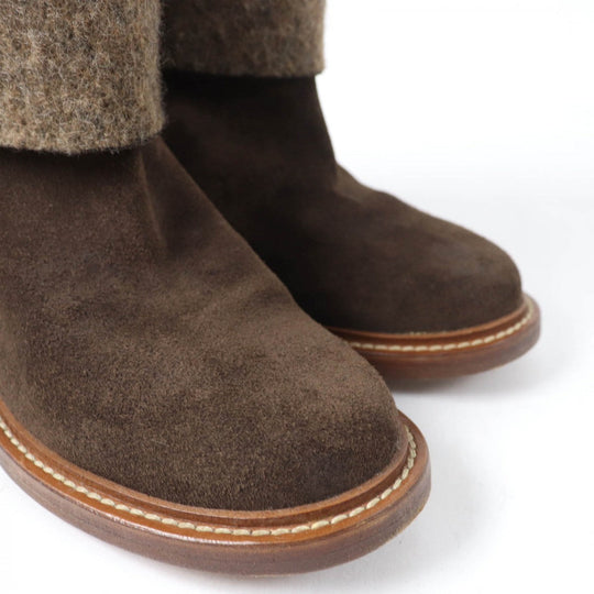 CHANEL Knee-high boots 14B G30099 X15131 Main: Suede leather Brown Women 38.5 Used Authentic