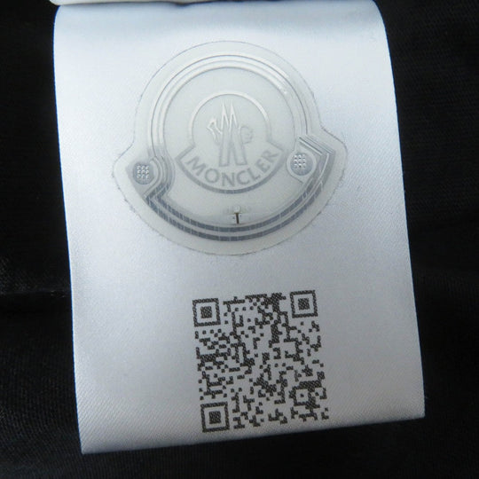 MONCLER Short sleeve T-shirt Main: 100% cotton, Part: 100% cotton black Women S Used Authentic