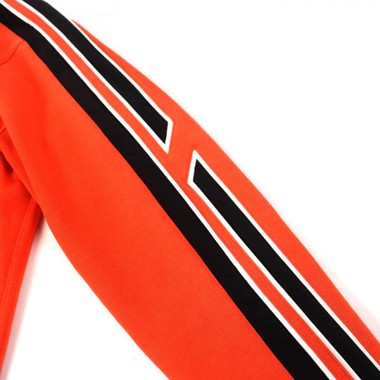 HERMES sweat Main: 100% cotton, part: 90% cotton, part: 10% polyurethane, part: 80% nylon, part: 20% polyurethane Orange black white Run H mens XS Used Authentic