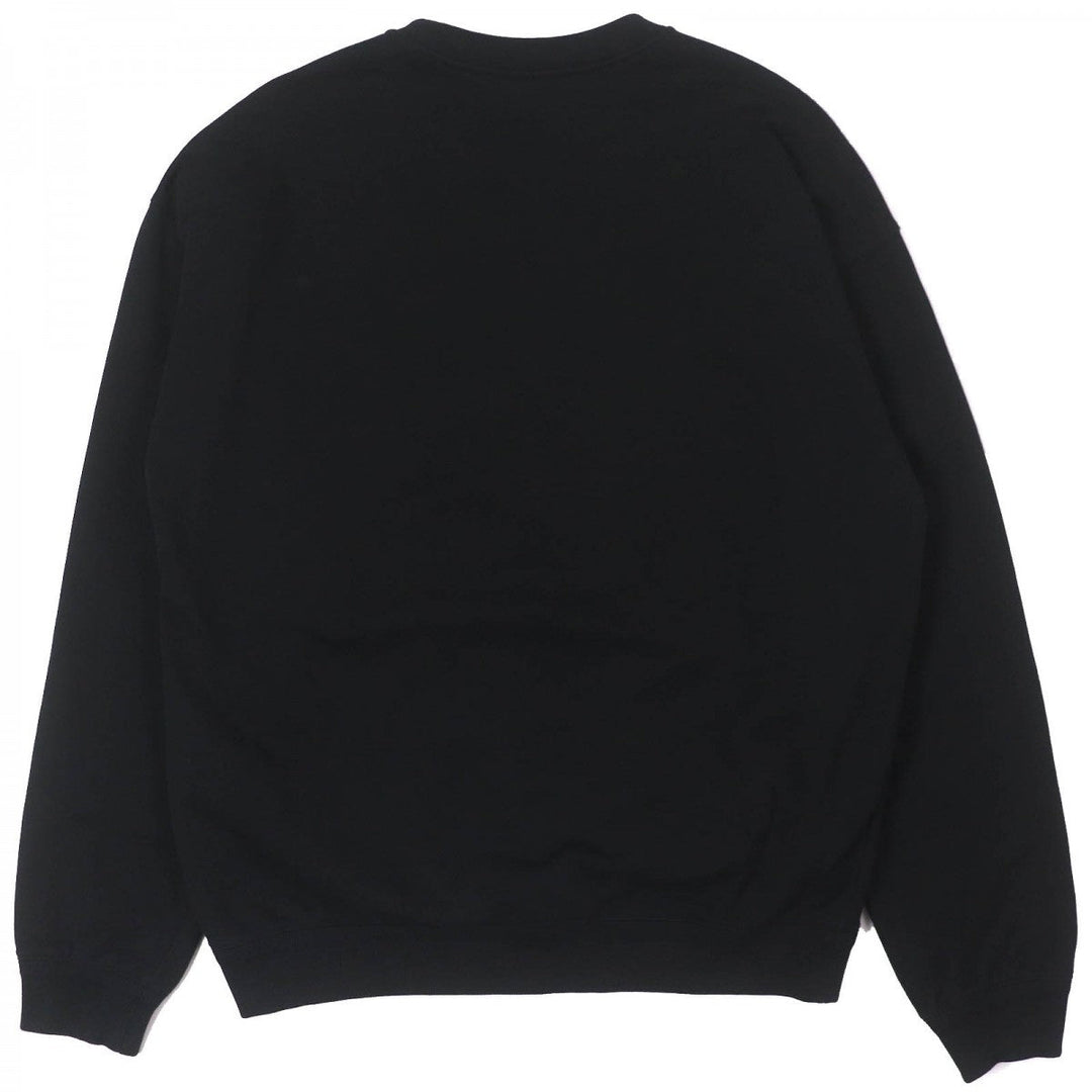 VERSACE sweat 1003992 Main: 100% cotton, Part: 100% cotton Black White La Greca mens M Used Authentic