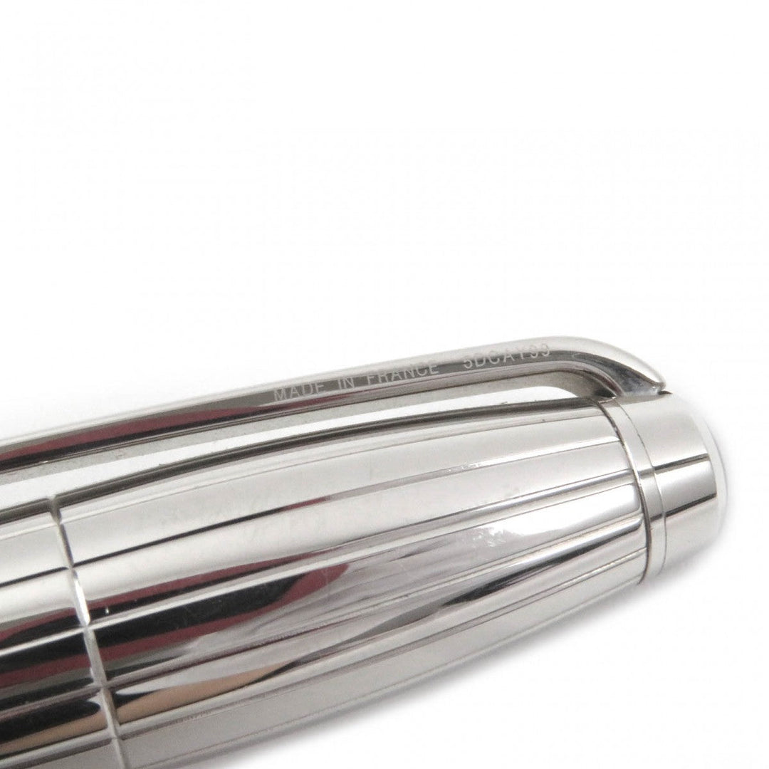 Dupont fountain pen Pen point: 14K Black Silver Fidelio mens Used Authentic