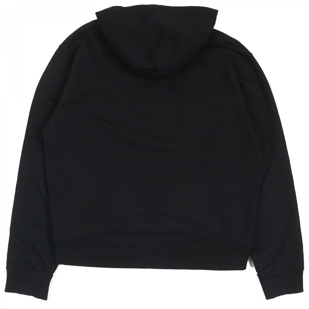 KENZO Hoodie FB55SW3104XA Main: 100% cotton, Part: 98% cotton, Part: 2% polyurethane, Part: 100% polyester, Part: 95% cotton Black White Blue type mens XL Used Authentic