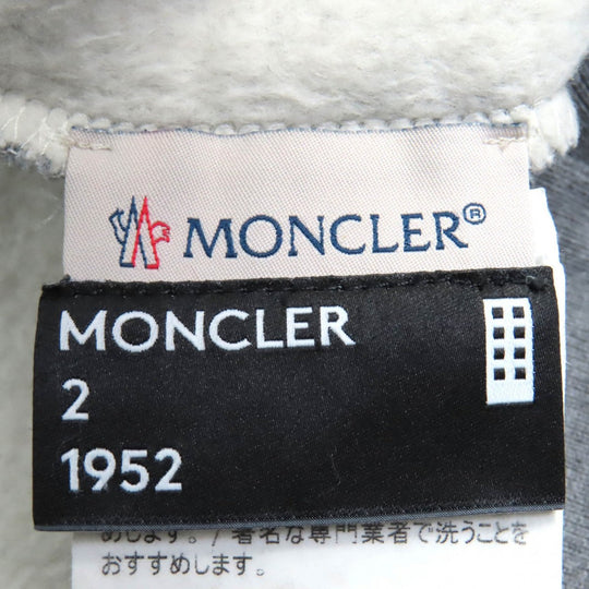 MONCLER GENIUS 2 sweat D20918038150 Main: 100% cotton, Part: 90% cotton, Part: 10% polyurethane Gray navy red MAGLIA GIROCOLLO mens S Used Authentic