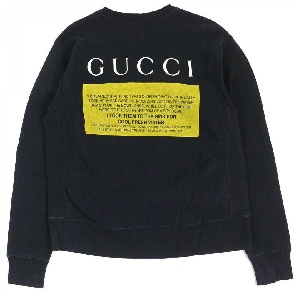 GUCCI sweat 475373 Main: 100% cotton Black White Red Yellow mens S Used Authentic
