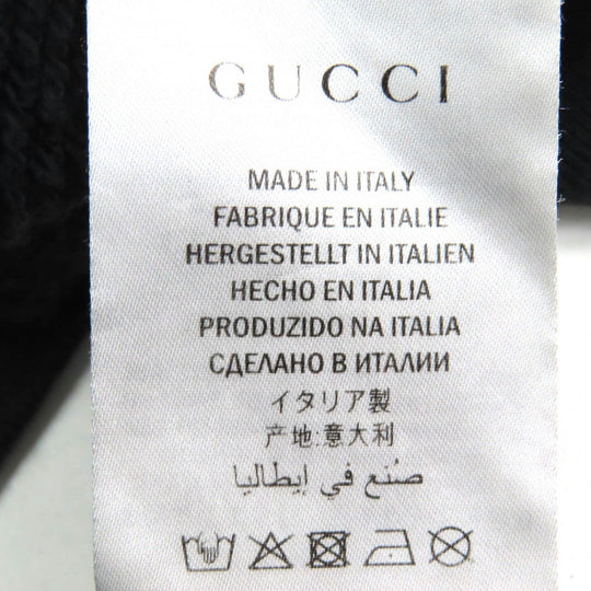 GUCCI sweat 475373 Main: 100% cotton Black White Red Yellow mens S Used Authentic