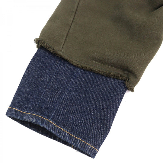 DSQUARED2 Pants S74FZ0014 Outer: 100% cotton, part: 98% cotton, part: 2% polyurethane Khaki Indigo Blue mens 44 Used Authentic
