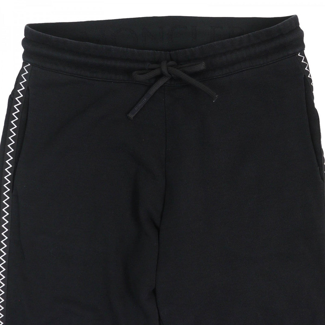 MONCLER Pants H10918H00002 Main: 100% cotton, part: 85% polyester, part: 15% cotton, part: 100% polyester black PANTALONE mens S Used Authentic