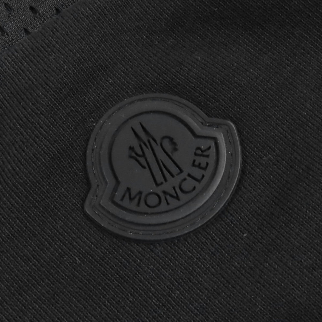 MONCLER Pants H10918H00002 Main: 100% cotton, part: 85% polyester, part: 15% cotton, part: 100% polyester black PANTALONE mens S Used Authentic