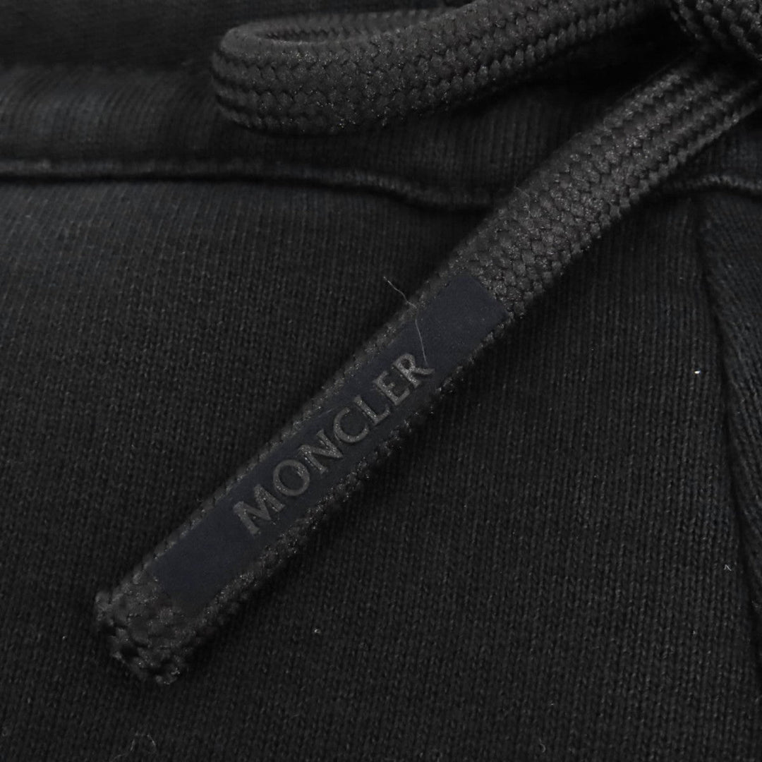 MONCLER Pants H10918H00002 Main: 100% cotton, part: 85% polyester, part: 15% cotton, part: 100% polyester black PANTALONE mens S Used Authentic