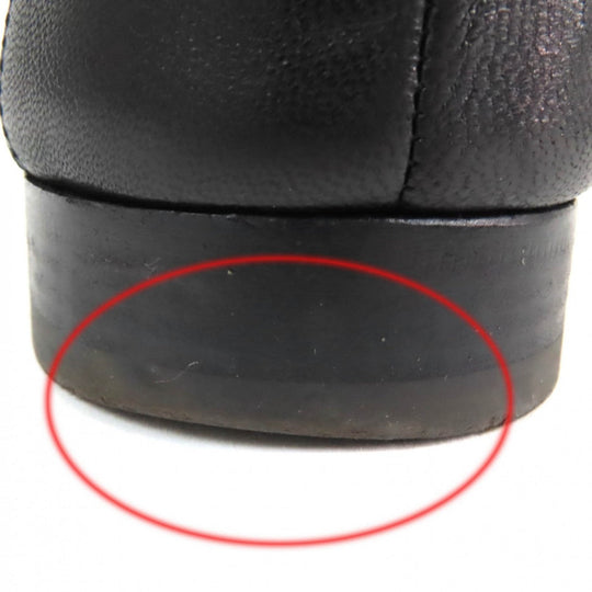 HERMES loafers 172368Z leather black Constance 40.5