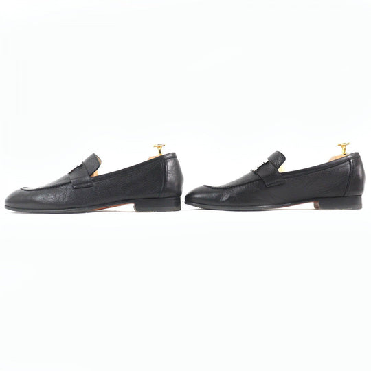 HERMES loafers 172368Z leather black Constance 40.5