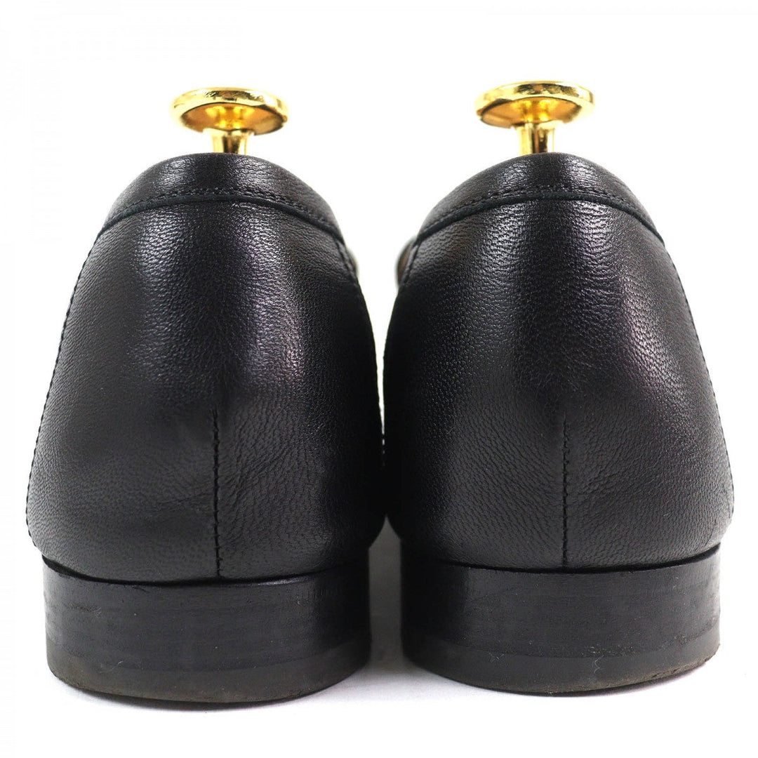 HERMES loafers 172368Z leather black Constance 40.5