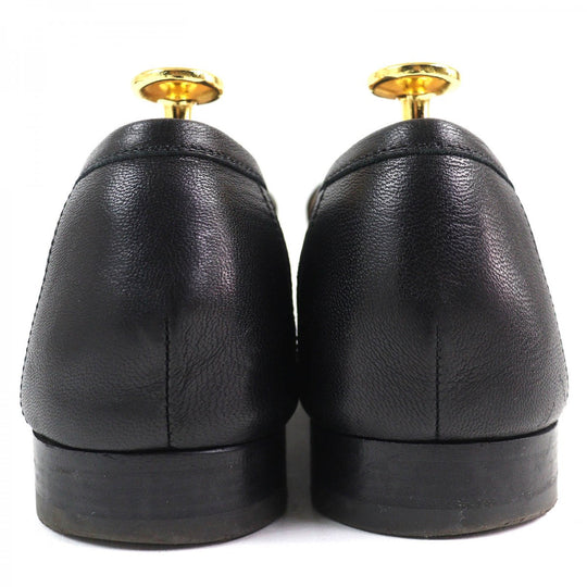 HERMES loafers 172368Z leather black Constance 40.5