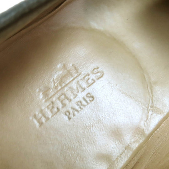 HERMES loafers 172368Z leather black Constance 40.5