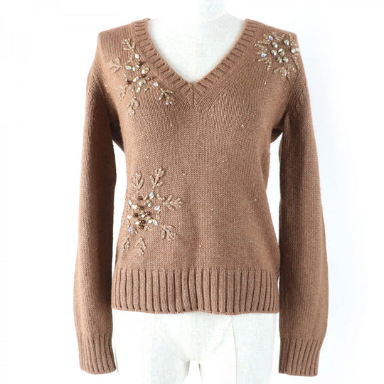 Loro Piana knit Main: 50% cashmere, Main: 50% silk Brown Women 42 Used Authentic