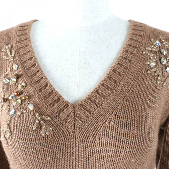 Loro Piana knit Main: 50% cashmere, Main: 50% silk Brown Women 42 Used Authentic